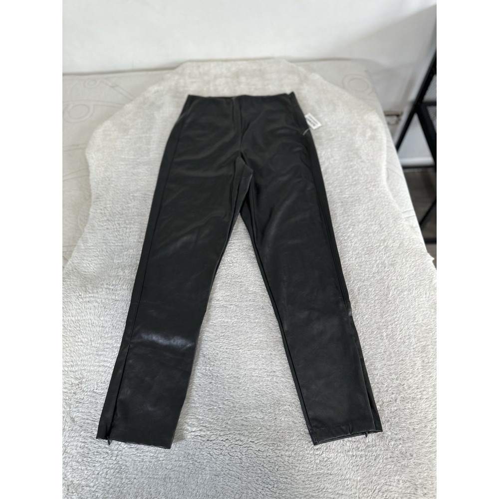 New Old Navy Extra High Rise Skinny Faux Leather Pull On Pants Size 4 NWT